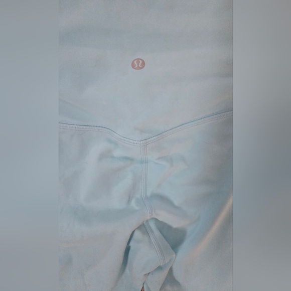 Lululemon Align Leggings Icing Blue Size 12 25" Crop - Picture 5 of 7